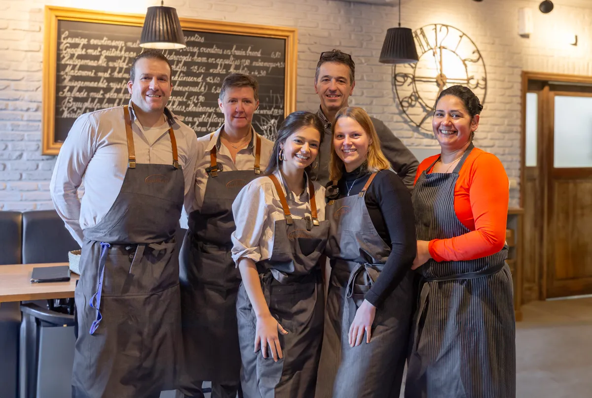 groepsfoto van het team